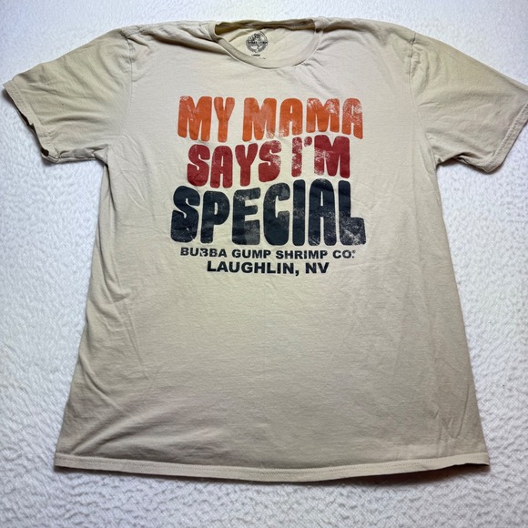Bubba Gump Shrimp Co.‎ mens large T-Shirt My Mama Says I'm Special Restaurant - Picture 1 of 6